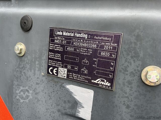 LPG gaffeltrucks Linde H45T-01