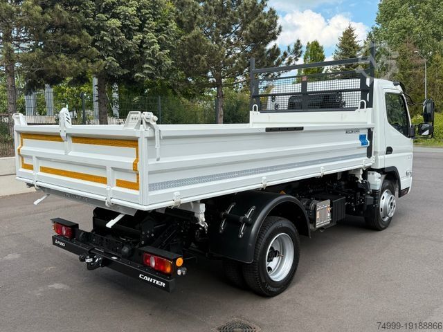 Driezijdige kipper bestelwagen FUSO Canter 7C18 Meiller Kipper kurzer Radstand