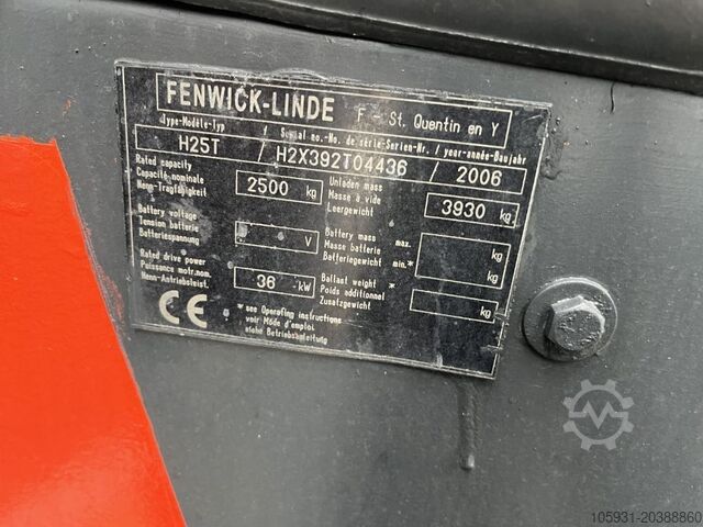 Περονοφόρα ανυψωτικά LPG Linde H25T