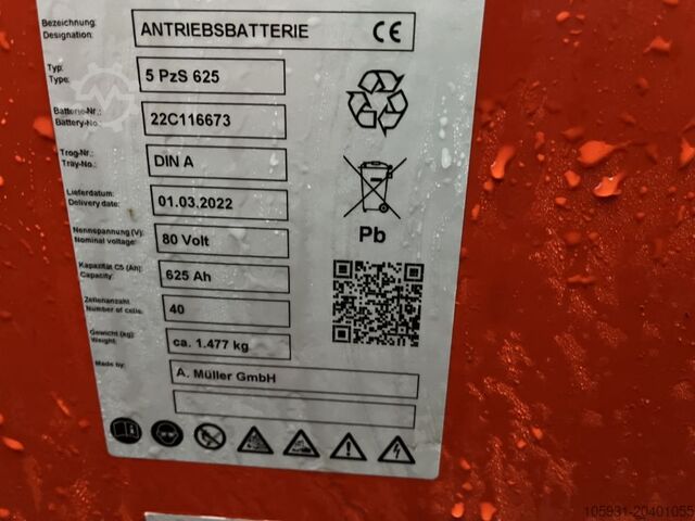 Electric 4-wheel forklift Linde E25L-02