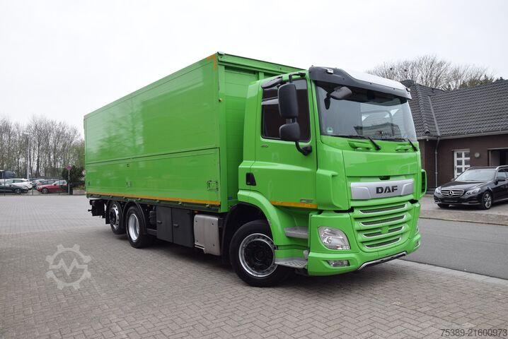 Camião de bebidas Daf CF 410 Böse Schwenkwandkoffer 7,10mLBW 2Ton