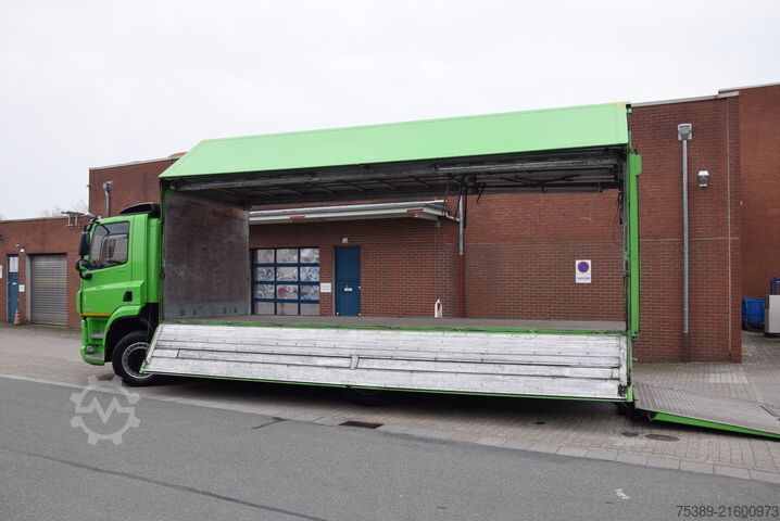 Camião de bebidas Daf CF 410 Böse Schwenkwandkoffer 7,10mLBW 2Ton