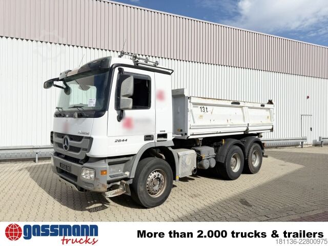 Tipvogn Mercedes-Benz Actros 2644 K 6x4, Bordmatik