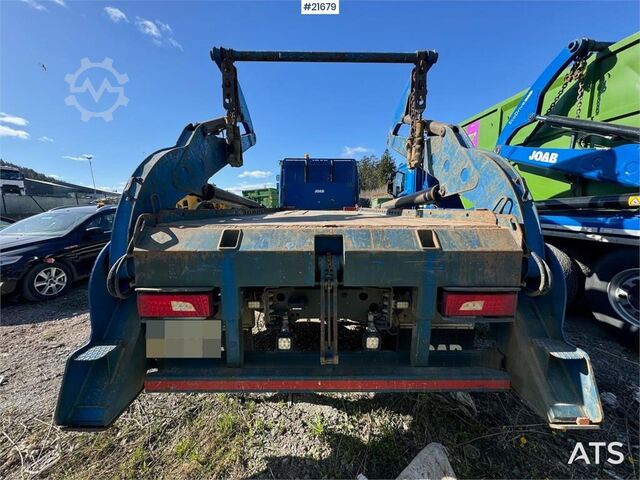 Portal arm system Scania P340 6x2 Skip Loader with Joab Body WATCH VIDEO