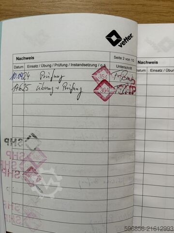 Reddingssprongkussen VETTER SP 16 Brandweer 16m ATTEST VETTER SP 16