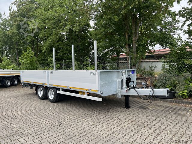 Open aanhangwagen Möslein THT 14,4 G 6,2  14,4 t GG Tandem- Pritschenanhänger- Tieflader