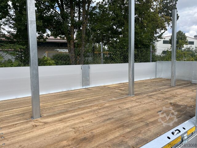 Open aanhangwagen Möslein THT 11 G 6,2 L  Tandem- Pritschenanhänger- Tieflader