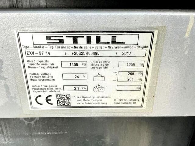 Manual stacker Still EXV-SF14