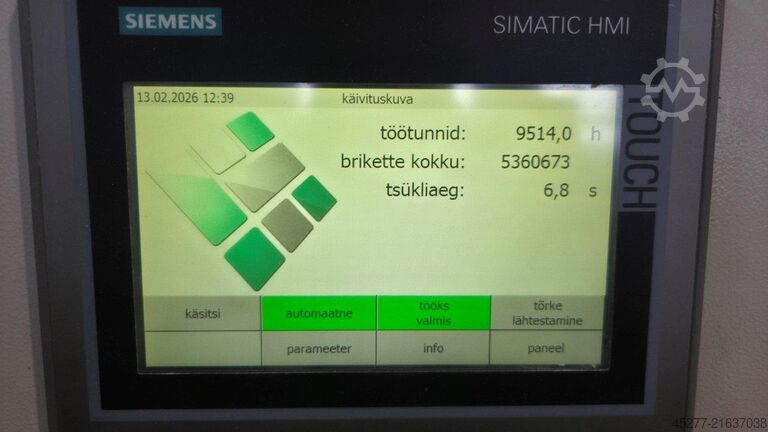 Briquetting press RUF GmbH&Co.KG RUF Lignum R2