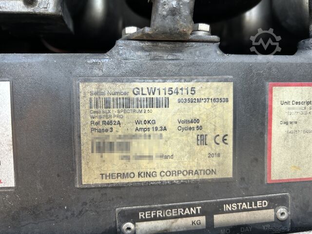 Gekoeld/bevroren transport System Trailers - VeDeCar / Thermo King Koeler -29 gr / Duo Tem...
