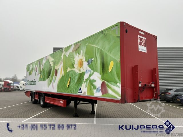 Koffer Groenewegen Jumbo DRO-14-18 BB / Steer Axles defect / Box /...