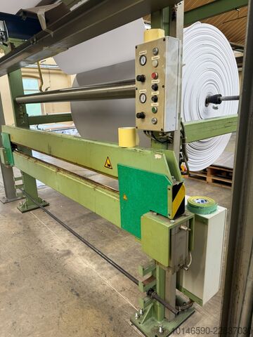 Línea de laminación por llama, ancho de trabajo 2.000 mm Schmitt Maschinen Duplex flame lamination line