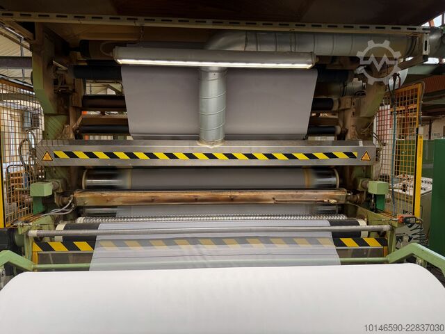 Línea de laminación por llama, ancho de trabajo 2.000 mm Schmitt Maschinen Duplex flame lamination line