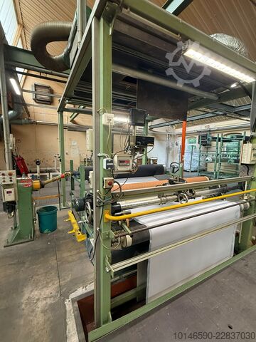 Línea de laminación por llama, ancho de trabajo 2.000 mm Schmitt Maschinen Duplex flame lamination line