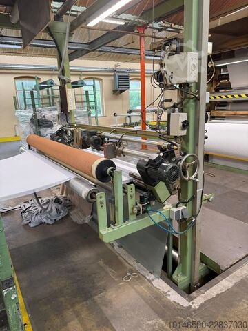 Línea de laminación por llama, ancho de trabajo 2.000 mm Schmitt Maschinen Duplex flame lamination line