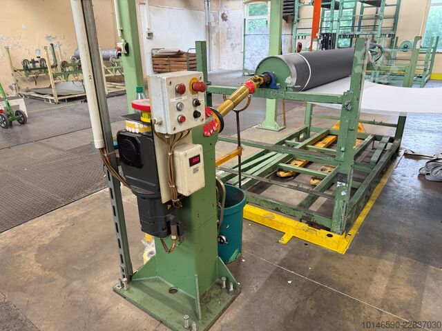 Línea de laminación por llama, ancho de trabajo 2.000 mm Schmitt Maschinen Duplex flame lamination line