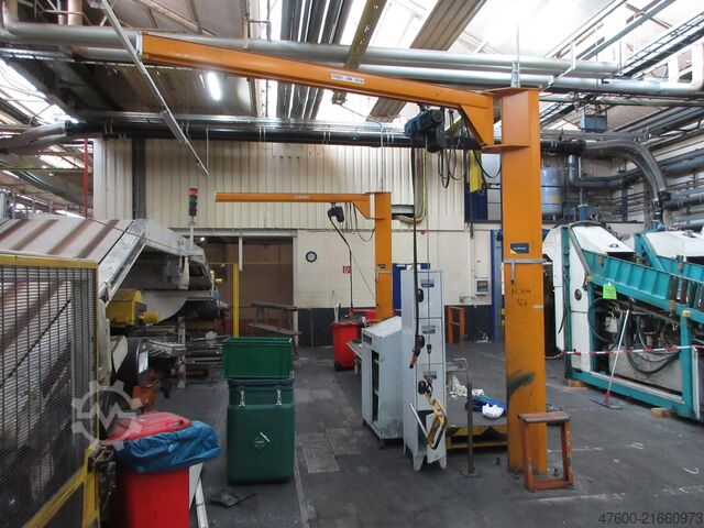 Saeulenschwenkkran Schwenkkran Kettenzug Demag KBK Kran Drehkran Hallenkran L 3m Demag KBK2 125Kg + DC Kettenzug H3,5m
