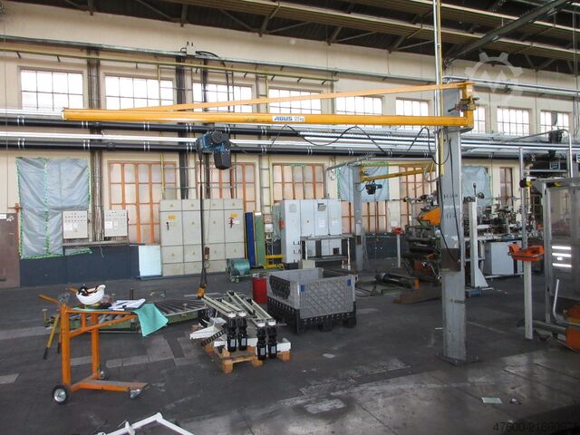 Saeulenschwenkkran Schwenkkran Kettenzug Demag KBK Kran Drehkran Hallenkran L 3m Demag KBK1 125Kg + DC Kettenzug H3,15m