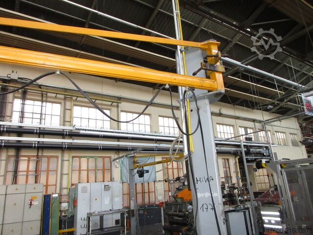 Saeulenschwenkkran Schwenkkran Kettenzug Demag KBK Kran Drehkran Hallenkran L 3m Demag KBK1 125Kg + DC Kettenzug H3,15m