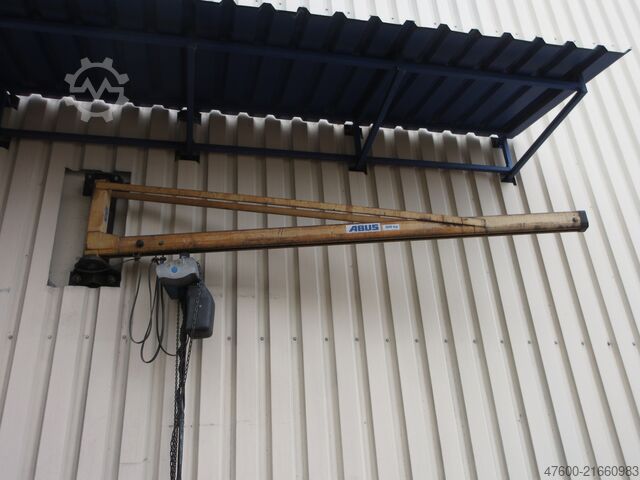 Zwenkzwenkkraan Zwenkzwenkkraan Kettingtakel ABUS LW Drehkran Hallenkran Kran 500KG NL 500KG L 3m incl. Abus GM Kettenzug