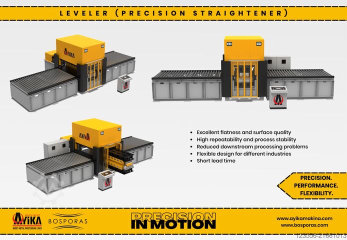 Ισοσταθμιστής | Μηχάνημα Ακριβούς Ευθυγράμμισης BOSPORAS MACHINERY | AYIKA AYK-LVL Series