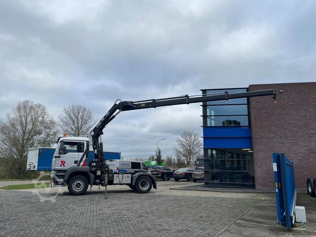 Standard-SZM MAN TGA 18.310 Hiab 166 E-3 HIDUO Crane-Kran + Remo...