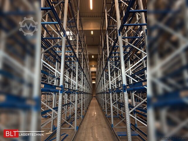 Zware stellingkast, industrieel rek, hoogbouwstelling SSI Schäfer PR600 – 30,90 lfm, Höhe 4,9m Boden + 2 Ebenen | Fachlast bis 3500 kg
