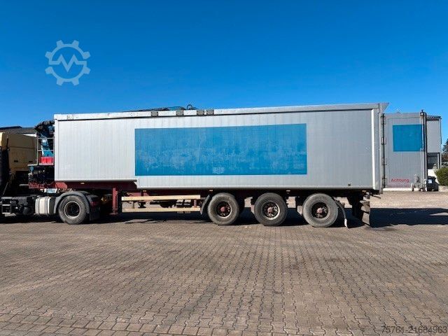 Tipper semitrailer  Reiling  Kran Atlas 145.2V