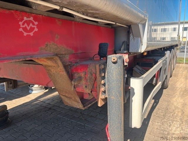 Tipper semitrailer  Reiling  Kran Atlas 145.2V
