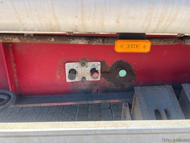 Tipper semitrailer  Reiling  Kran Atlas 145.2V