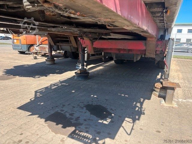 Tipper semitrailer  Reiling  Kran Atlas 145.2V