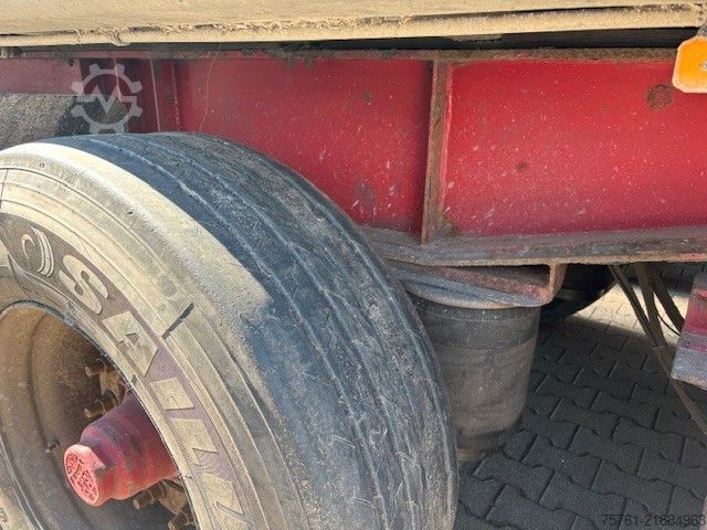 Tipper semitrailer  Reiling  Kran Atlas 145.2V