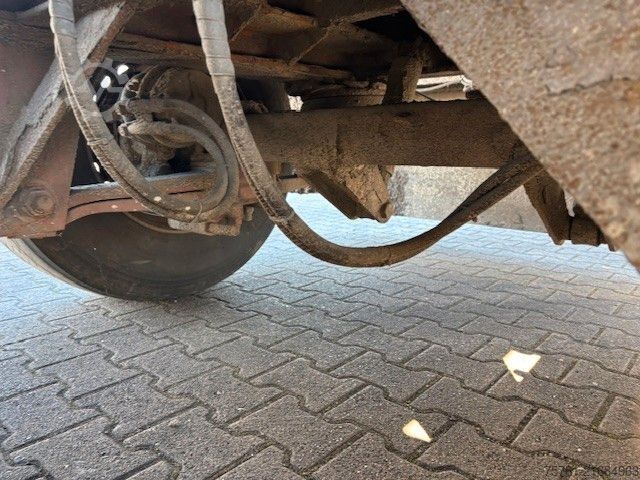 Tipper semitrailer  Reiling  Kran Atlas 145.2V