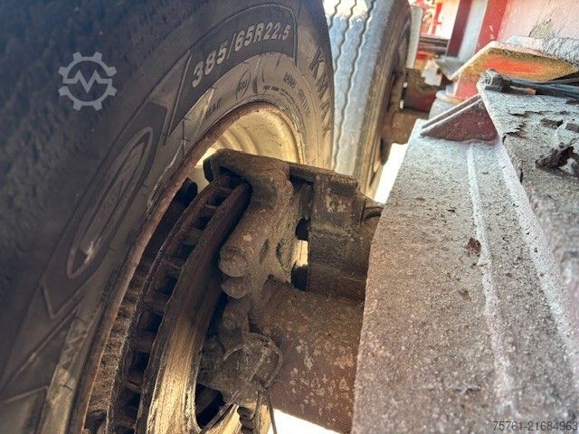 Tipper semitrailer  Reiling  Kran Atlas 145.2V