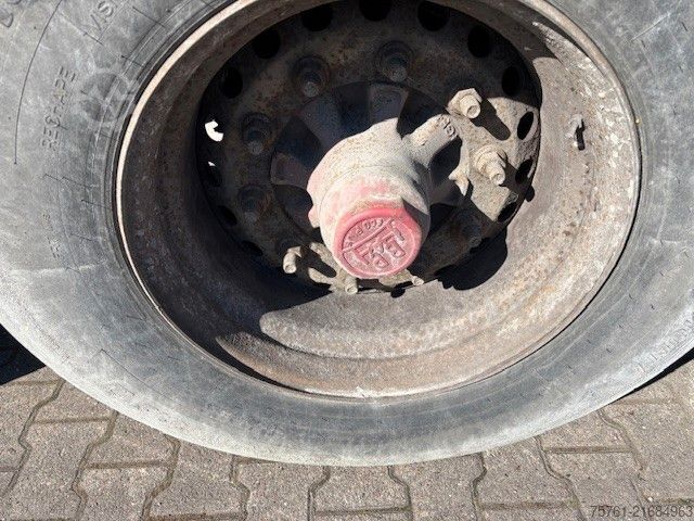 Tipper semitrailer  Reiling  Kran Atlas 145.2V