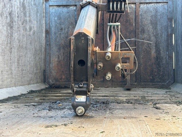 Tipper semitrailer  Reiling  Kran Atlas 145.2V