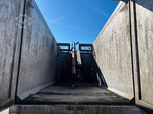 Tipper semitrailer  Reiling  Kran Atlas 145.2V