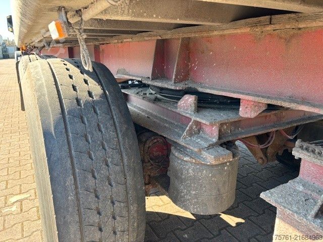 Tipper semitrailer  Reiling  Kran Atlas 145.2V