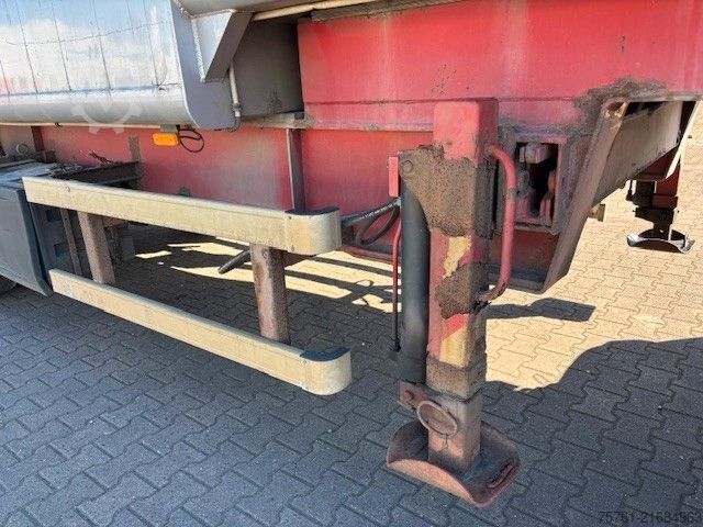 Tipper semitrailer  Reiling  Kran Atlas 145.2V