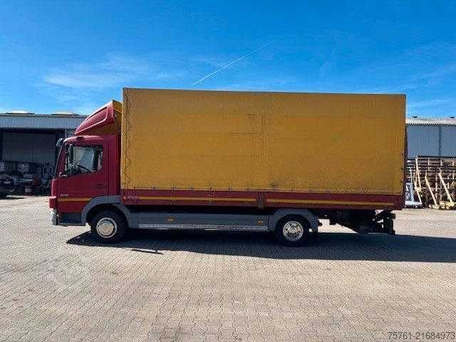 Curtain sider van MERCEDES-BENZ 818L    LBW  PMK2