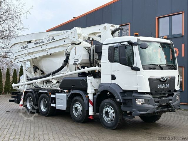 Concrete pump truck MAN TGS 41.470 8x4 EURO6 PUMI CIFA MAGNUM MK28L