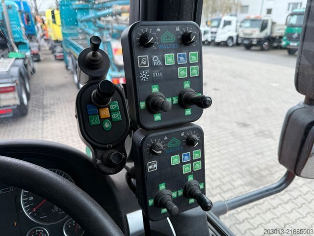 Útseprő gép MAN TGM 18.340 HD Kehrmaschine SCARAB Magnum 8,2 m³