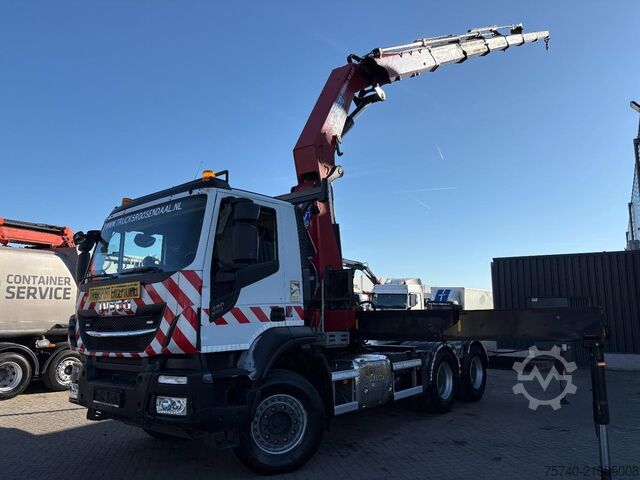 Crane Iveco Stralis 420 X-WAY + HMF 5020K-RCS 6x TREKKER + ...