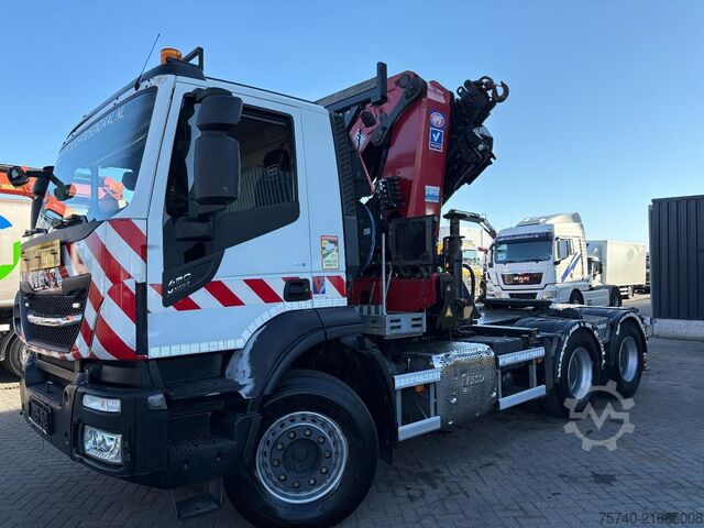 Crane Iveco Stralis 420 X-WAY + HMF 5020K-RCS 6x TREKKER + ...