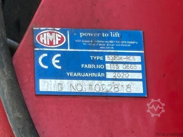 Crane Iveco Stralis 420 X-WAY + HMF 5020K-RCS 6x TREKKER + ...