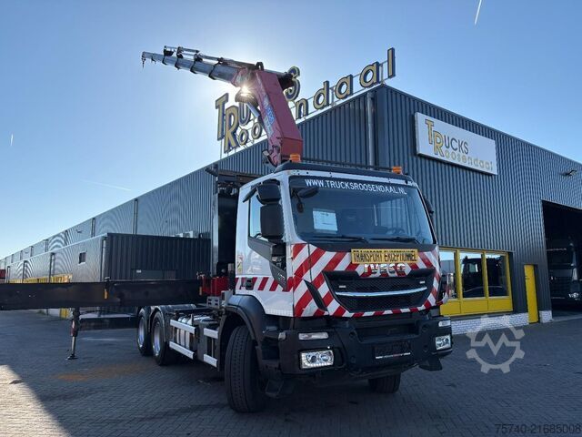 Camión grúa Iveco Stralis 420 X-WAY + HMF 5020K-RCS 6x TREKKER + ...