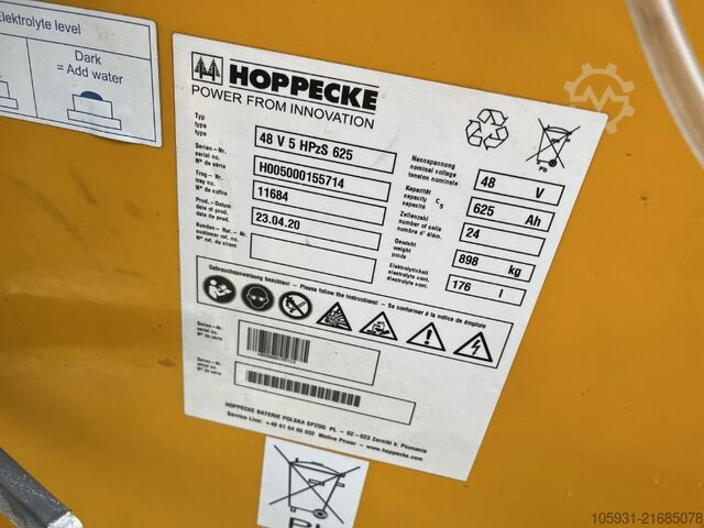 Elektromos háromkerekű targonca Jungheinrich EFG216k