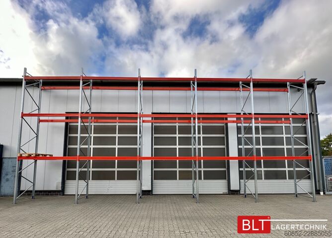 βαρέως τύπου ράφι ca. 14 lfm. Palettenregale H: 650cm Fachlast: 3000 kg , 60 Palettenplätze