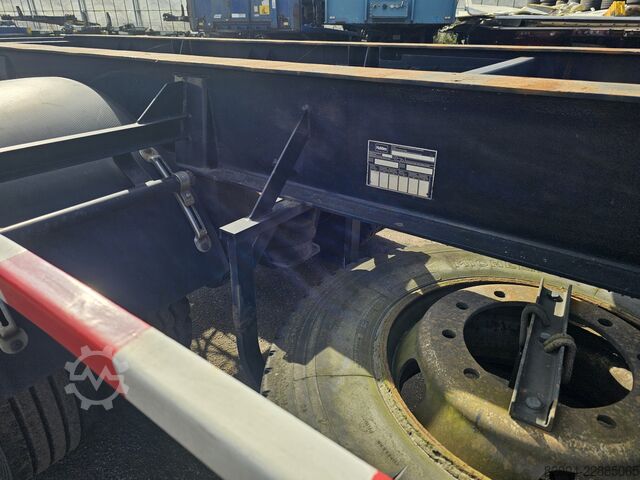 1985 FLOOR FLA-10-183/SEE-CONTAINER-ANHÄNGER / BPW 150 MM / TROMMELBREMSEN. FLOOR FLA-10-183/ZEECONTAINER AANHANGWAGEN / BPW 150 ...