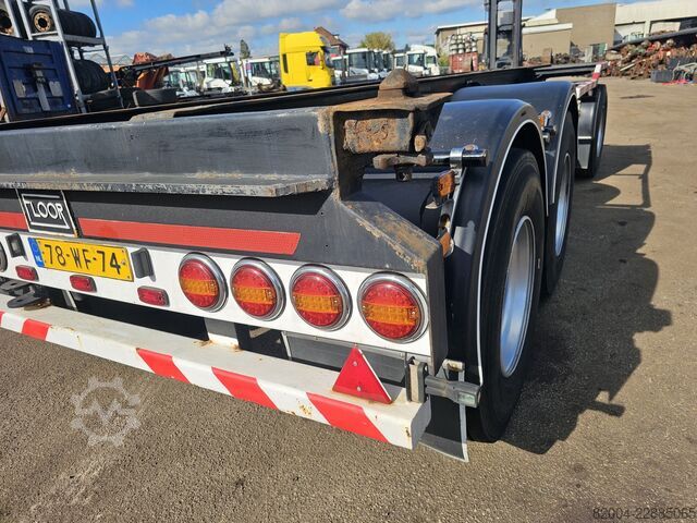 1985 FLOOR FLA-10-183/ZEECONTAINER AANHANGWAGEN / BPW 150 MM / TROMMELREMEN. FLOOR FLA-10-183/ZEECONTAINER AANHANGWAGEN / BPW 150 ...